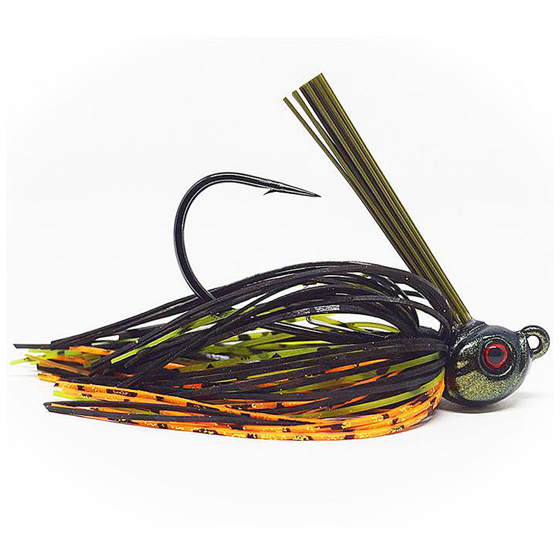 Load image into Gallery viewer, Talon Custom Billy Mac Fishing Jigs - Crazy Pumpkin