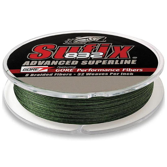Sufix 832 Advanced Superline Fishing Line - Lo-Vis Green