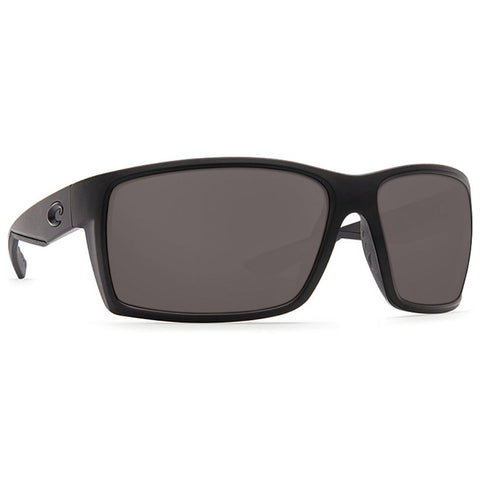 COSTA REEFTON SUNGLASSES WITH BLACK FRAMES AND GREEN MIRROR LENS