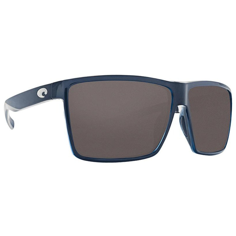 Load image into Gallery viewer, Costa Rincon Sunglasses - Shiny Black Frames with Gray Lens