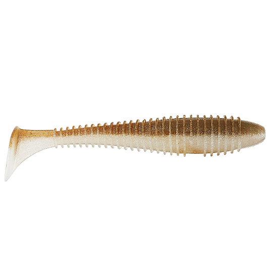 Keitech 4.8in FAT Swing Impact Swimbaits - Arkansas Shiner