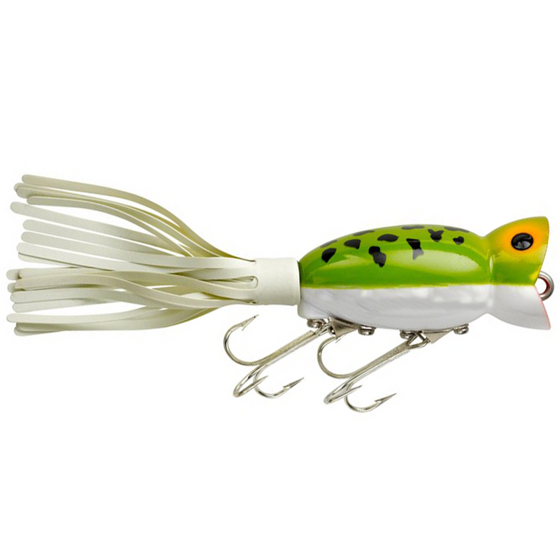 Load image into Gallery viewer, Arbogast Hula Popper - Frog with White Belly