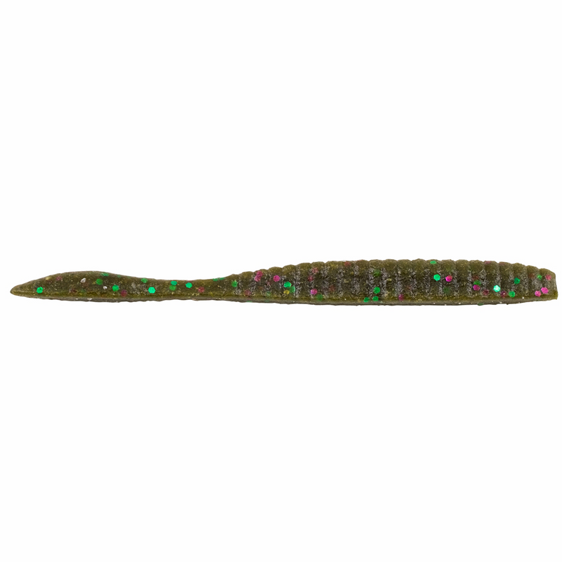 Load image into Gallery viewer, Berkley Powerbait Maxscent Flat Worms - Green Pumpkin Party