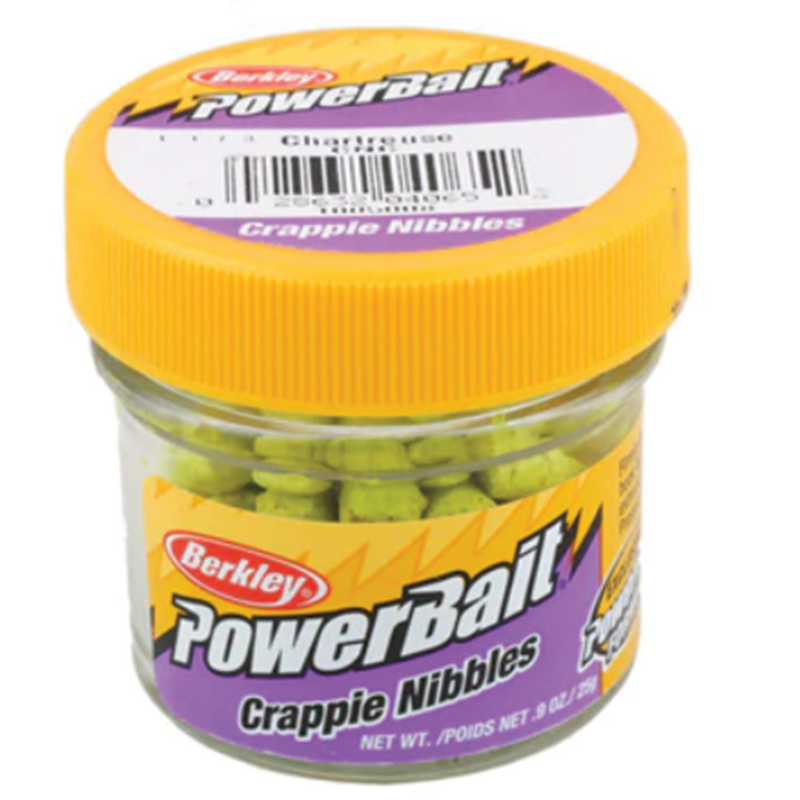Load image into Gallery viewer, Berkley Powerbait Crappie Nibbles - Chartreuse