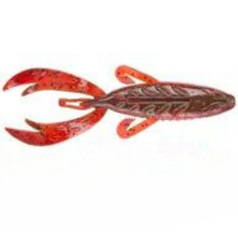 Load image into Gallery viewer, Big Bite Baits Fighting Frog - Green Pumpkin Texas Red