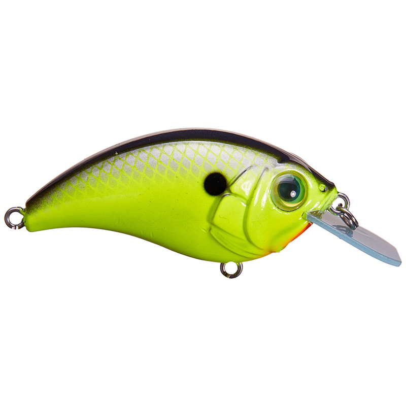 Load image into Gallery viewer, Bill Lewis SB-57 Squarebill Crankbaits Chartreuse Shiner