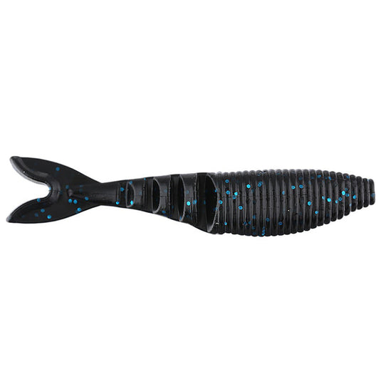 Yamamoto Zako Swimbait - Black with Blue Flake