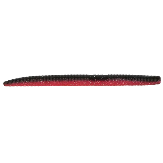 Yamamoto Senko Worms -Black Red w/ Silver Flakes