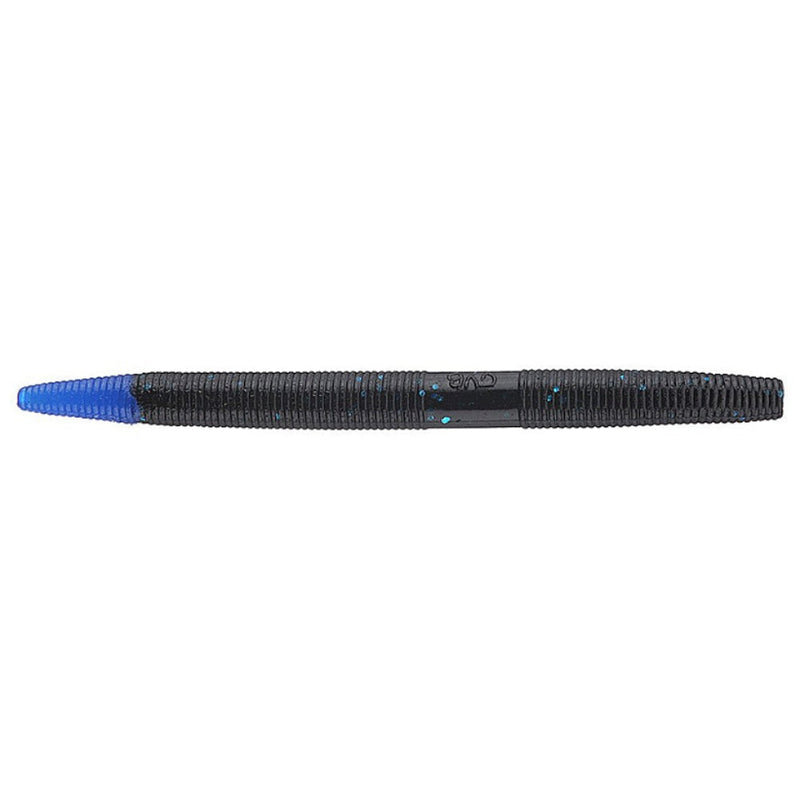 Load image into Gallery viewer, Yamamoto Senko Worms Black w/ Clear Blue Tip
