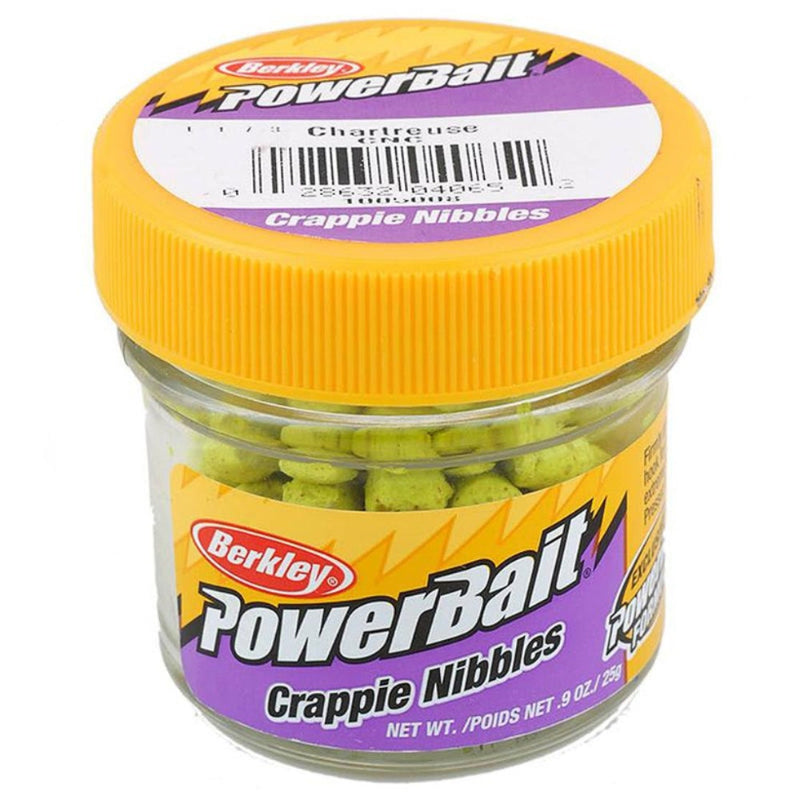 Load image into Gallery viewer, Berkley Powerbait Crappie Nibbles - Chartreuse