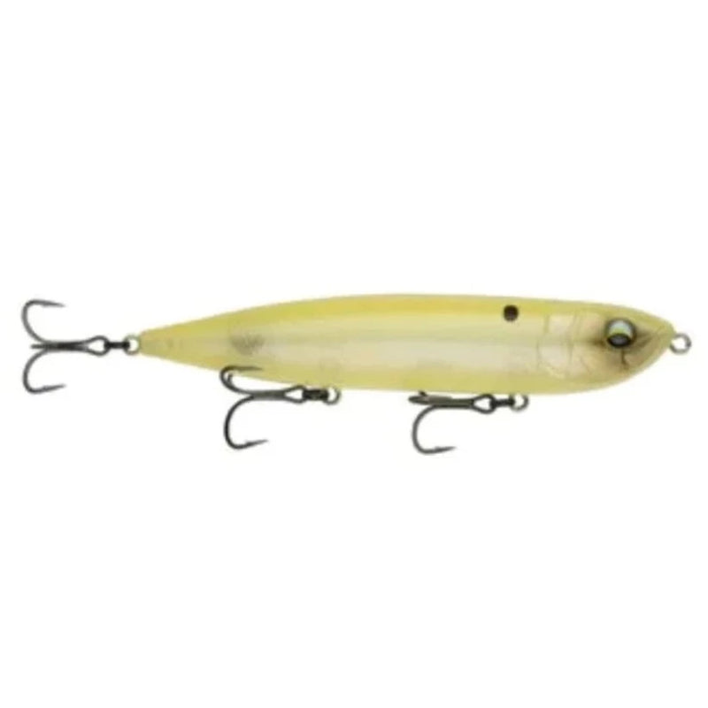 Load image into Gallery viewer, 6th Sense Catwalk topwater walking bait with keel belly, 3D eyes, and lifelike gill detailing. Spanish Bone