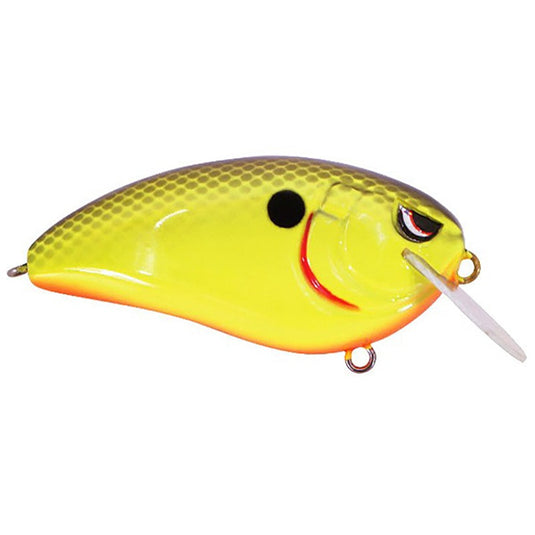 Spro Fat John Crankbait - Chartreuse Black Back