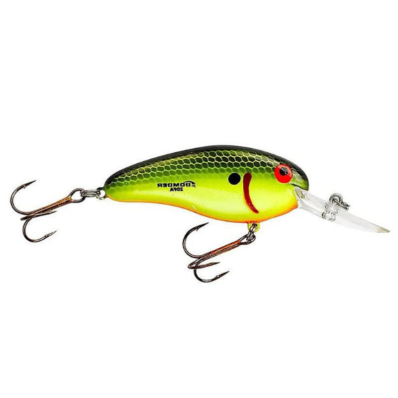 Load image into Gallery viewer, Bomber Lures Flat A Crankbaits - Chartreuse Black Scales