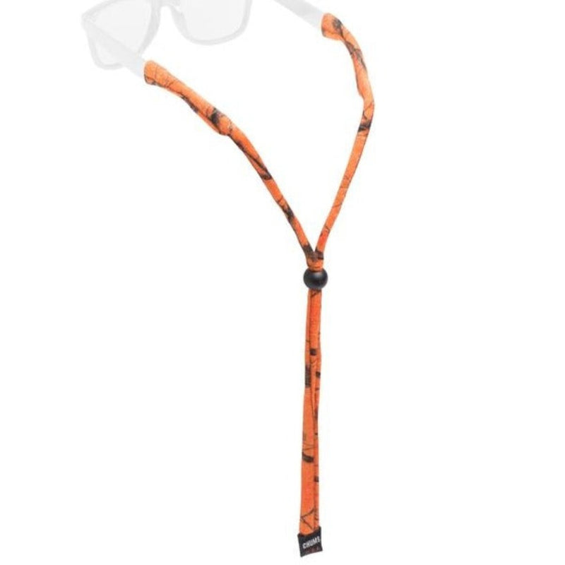 Load image into Gallery viewer, Chums Original Pattern Sunglass Retainer - AP Blaze Orange