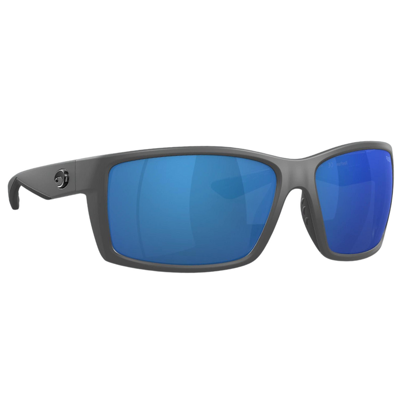 Load image into Gallery viewer, Costa Reefton Sunglasses - Matte Gray Frames with Blue Mirror Lens