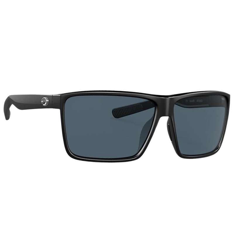 Load image into Gallery viewer, Costa Rincon Sunglasses - Matte Black Frames with Gray Silver Mirror Lens