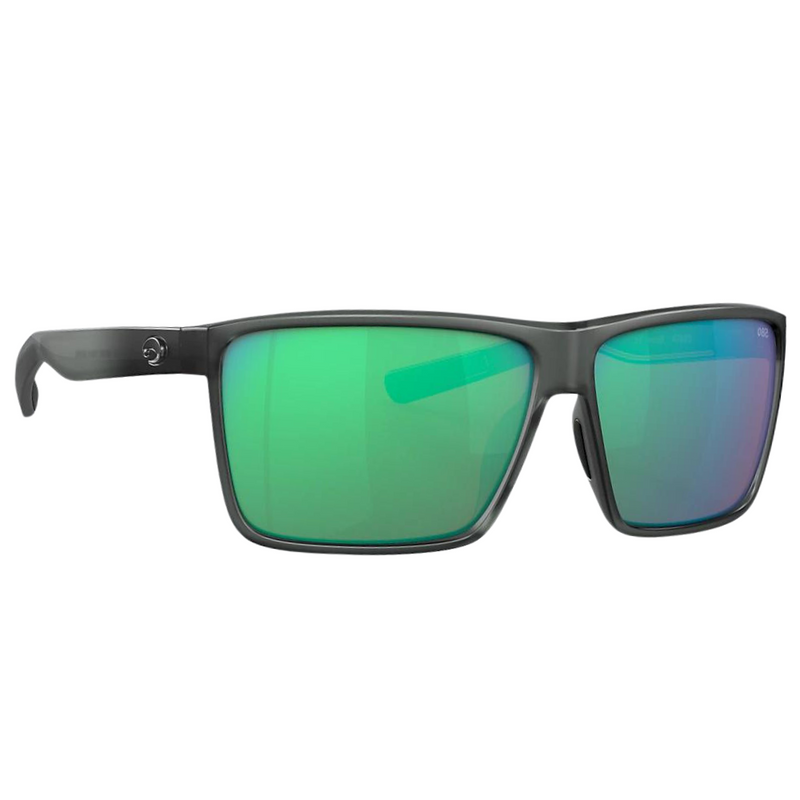 Load image into Gallery viewer, Costa Rincon Sunglasses - Matte Smoke Crystal Frames with Green Mirror Lens