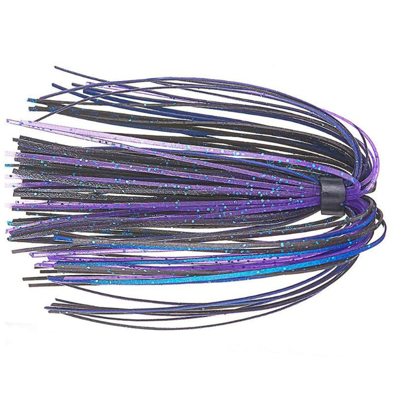 Load image into Gallery viewer, Dirty Jigs Premium Replacement Skirts Black Blue Purple