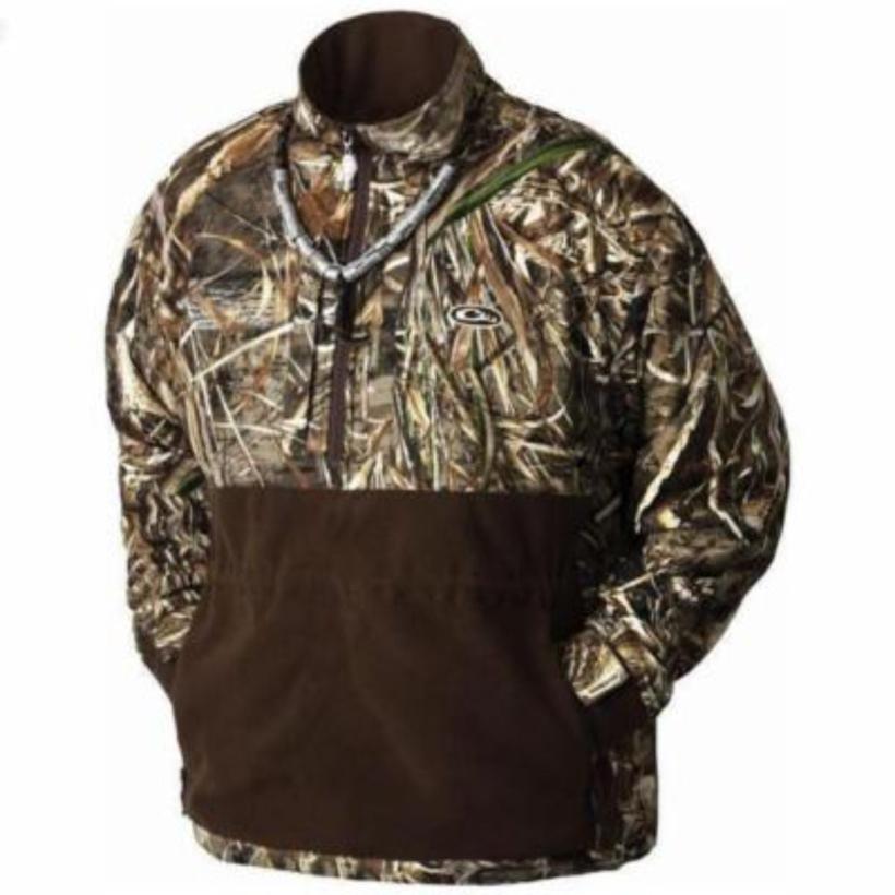 Drake Waterfowl MST Eqwader Plus 1/4 Zip Pullover Realtree Max-5