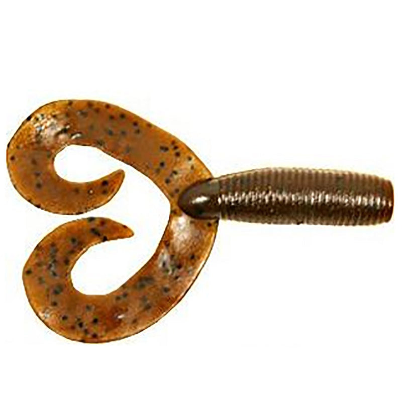 Load image into Gallery viewer, Yamamoto-Double-Tail-Grub-Green-PUMPKIN-BLACK-FLAKE