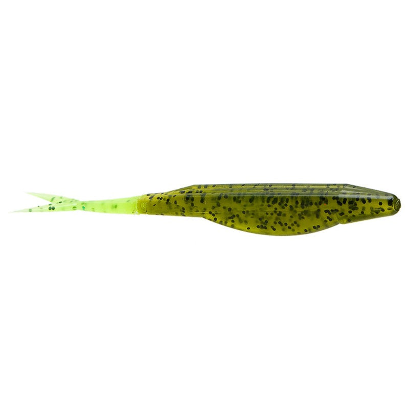 Load image into Gallery viewer, Zoom Salty Super Fluke - Green Pumpkin Green
