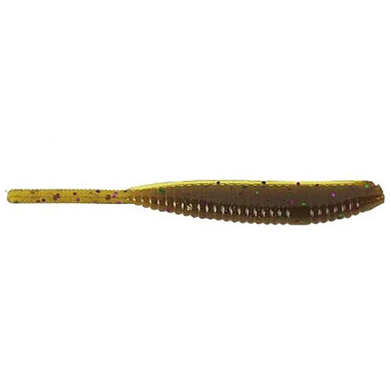 Load image into Gallery viewer, Yamamoto-Shad-Shape-Worm-green-pumpkin-green-purple-flake