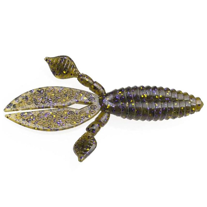 Load image into Gallery viewer, Strike King KVD Rodent Creature Baits - Green Pumpkin Purple Gold