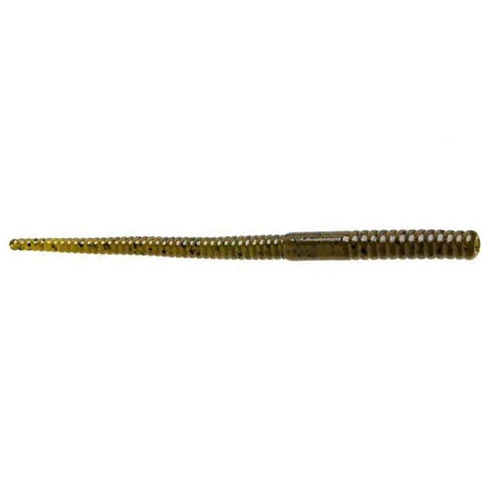Zoom Magnum U Tail Worms - Green Pumpkin