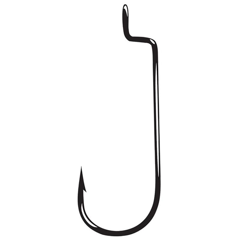 Load image into Gallery viewer, Gamakatsu-Offset-Shank-Round-Bend-_RB_-Worm-Hook-black