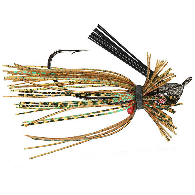Load image into Gallery viewer, Jewel Finesse EF Flip'n Jigs - Green Pumpkin Green Flash