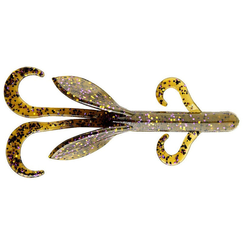 Load image into Gallery viewer, Strike King KVD Perfect Plastics Game Hawg Soft bait - Green Pumpkin Purple Gold