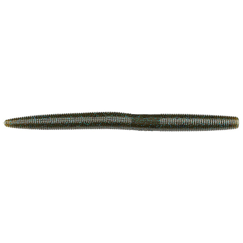 Load image into Gallery viewer, Yamamoto Senko Worms Green_Pumpkin_w_Blue_Flake