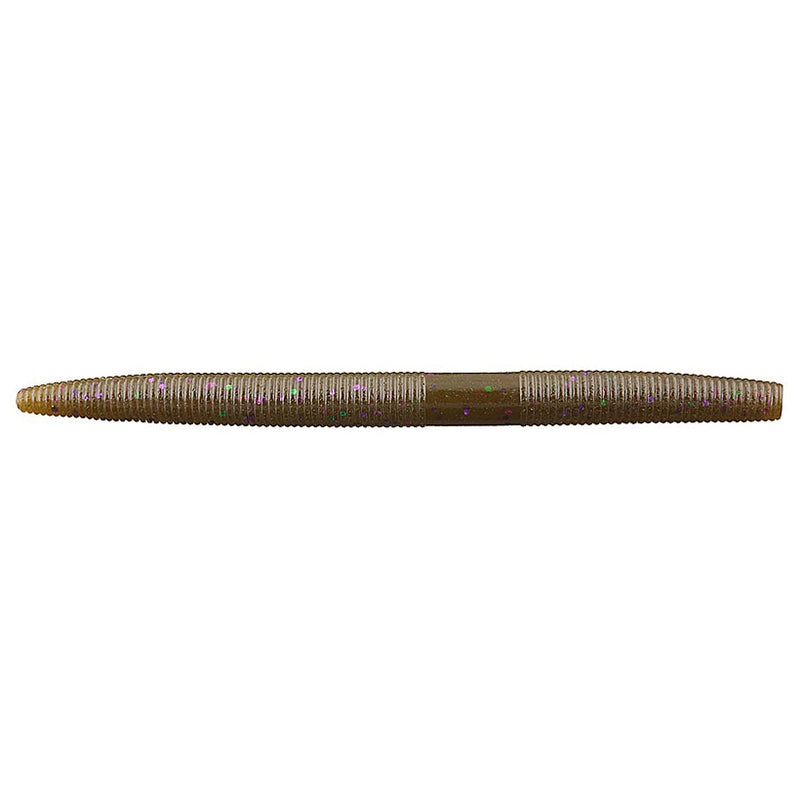 Load image into Gallery viewer, Yamamoto Senko Worms Green Pumpkin w/ Green Purple Flakes