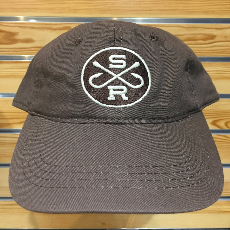 Load image into Gallery viewer, Southern Reel Outfitters hat Black round southern reel outfitters round logo.
