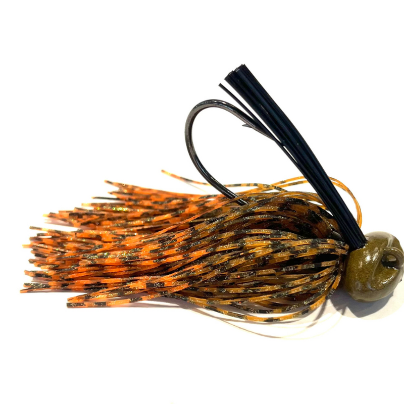 Load image into Gallery viewer, J & H Tackle Outlaw Jigs - Hot Craw