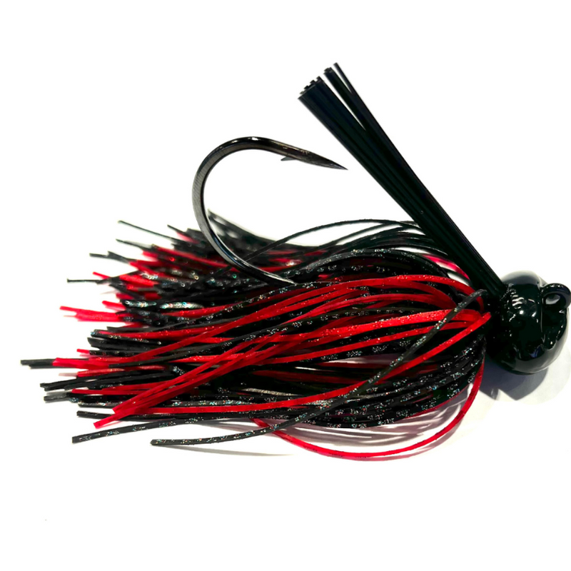 Load image into Gallery viewer, J & H Tackle Outlaw Jigs - Black Widow