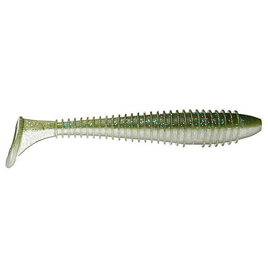 Keitech 4.3in Fat Swing Impact Swimbaits - Smallmouth Magic