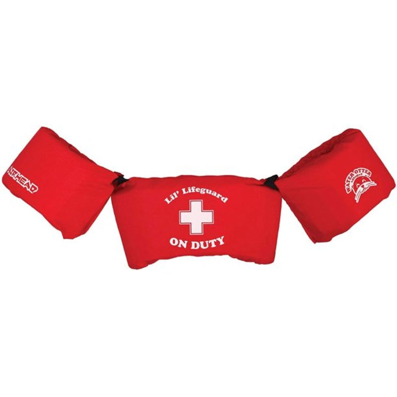 Load image into Gallery viewer, Airhead Water Otter Kids Life Jacket – Lifeguard-themed design with bright rescue graphics