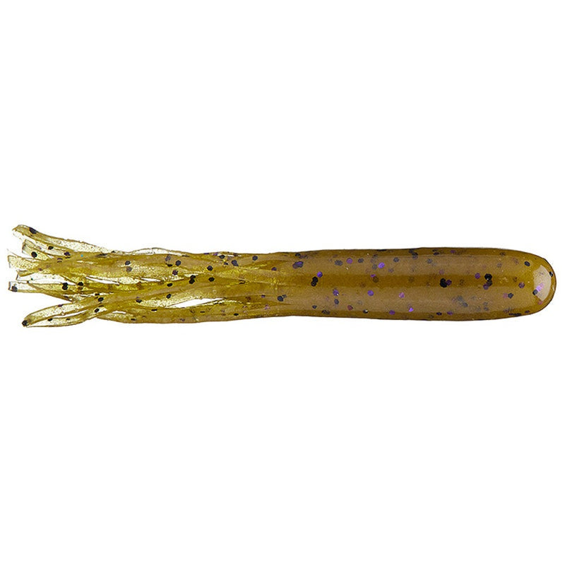 Load image into Gallery viewer, Right Bite Baits Small Salty Tube - Light Green Pumpkin Purple