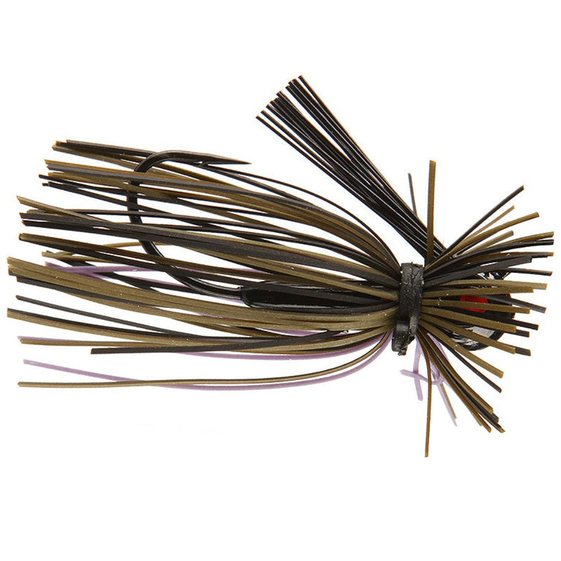 Load image into Gallery viewer, Jewel Heavy Cover Finesse Football Jigs - Old School Black Green Purple