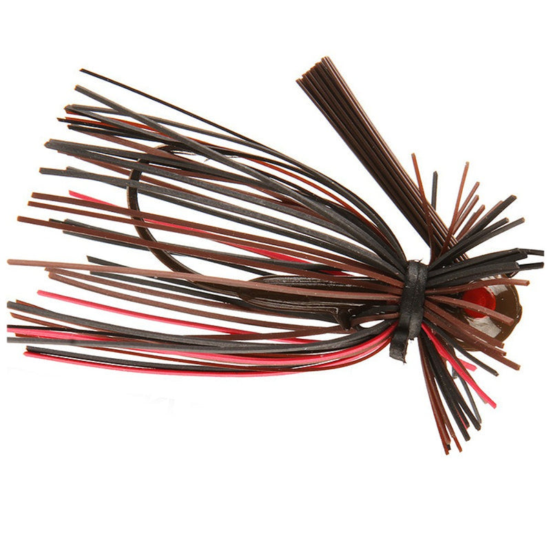 Load image into Gallery viewer, Jewel Heavy Cover Finesse Football Jigs - Old School Brown Black Red