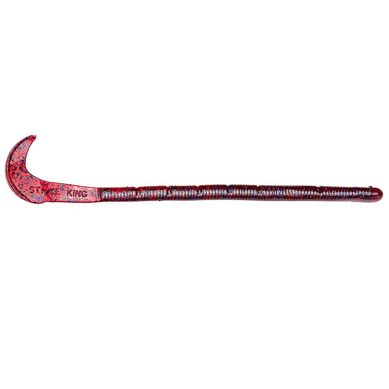 Load image into Gallery viewer, Strike King Rage Tail Thumper Worm Plum
