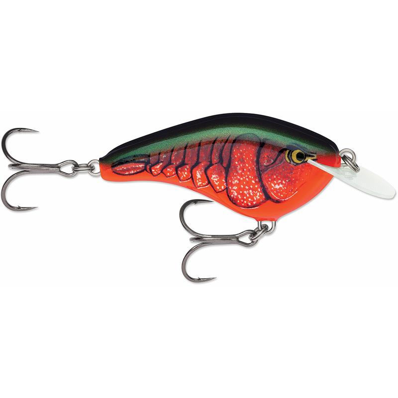 Load image into Gallery viewer, Rapala Ott's Garage Series Slim Crankbait Red Crawdad