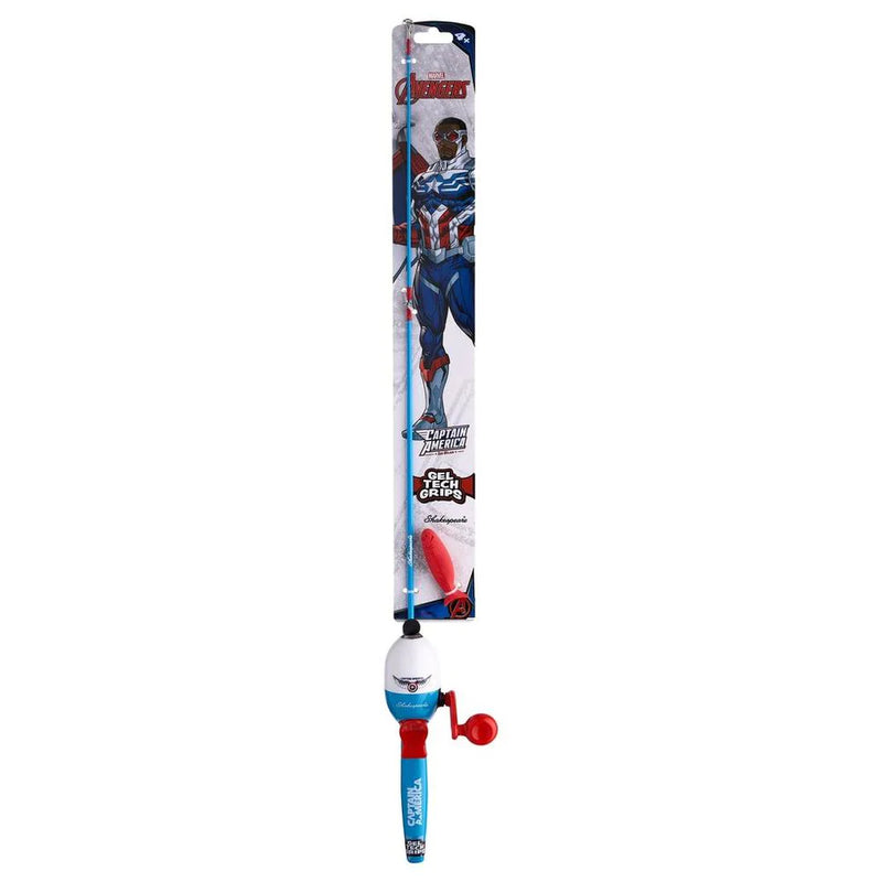 Load image into Gallery viewer, Shakespeare Fishing Kit Combo Rod and Reel - Captain America
