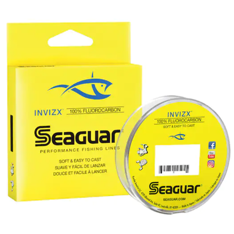 Seaguar Invizx Fluorocarbon Line Color Clear 100 yds