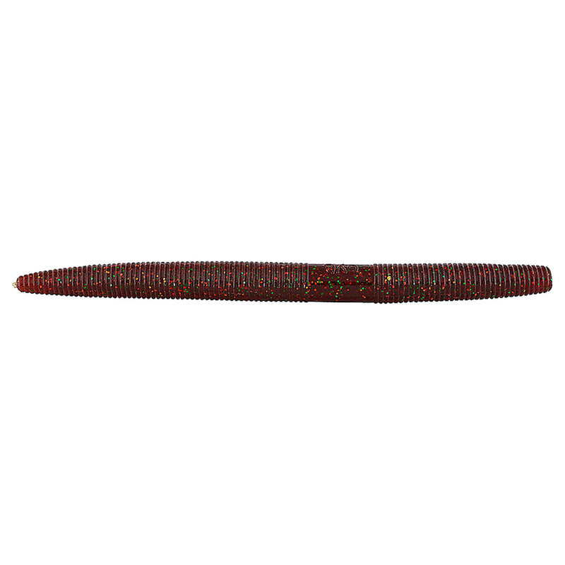 Load image into Gallery viewer, Yamamoto Senko Worms Smoke Rootbeer w/ Green Copper Flakes