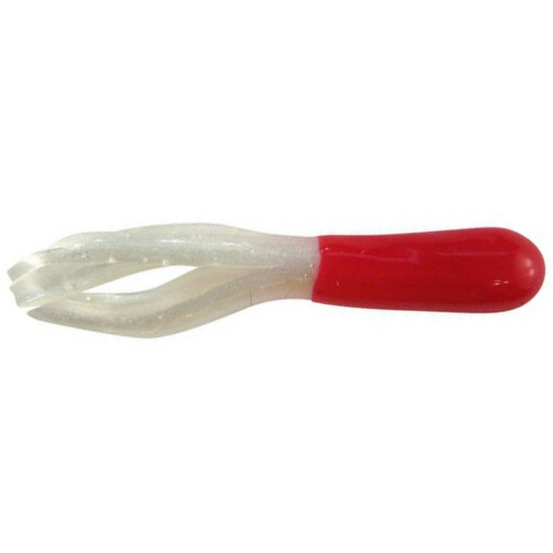 Load image into Gallery viewer, Southern Pro Tackle Lit'l Hustler Crappie Tube - Red and White