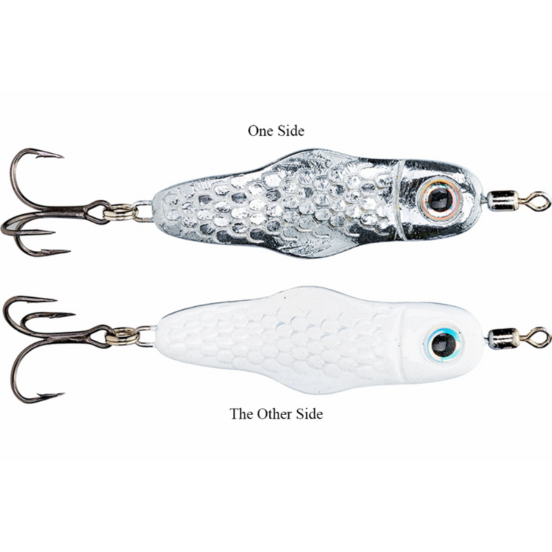 Load image into Gallery viewer, Strike King Lil' Ledge Spoon - White/Chrome - Southern Reel Outfitters