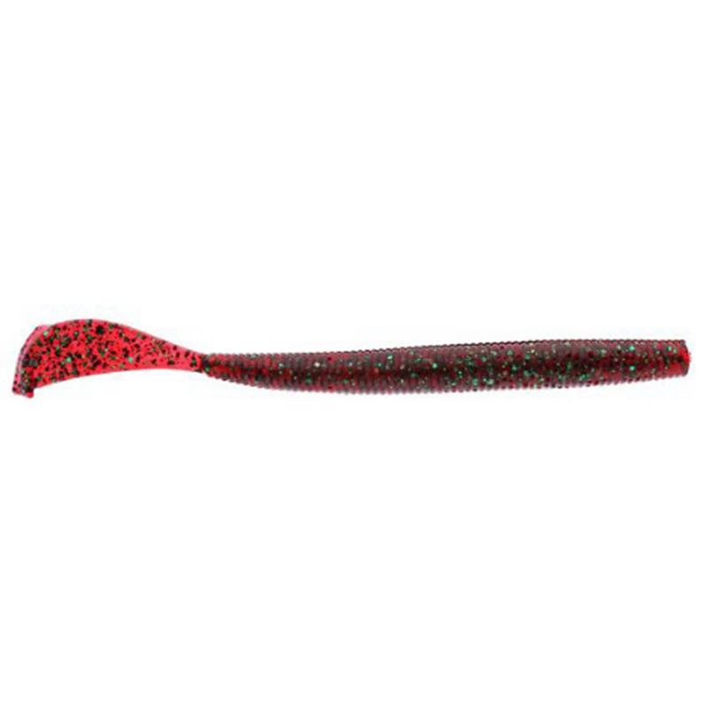 Load image into Gallery viewer, Strike King Rage Tail Cut-R Worm - 5-5/8" - Red Bug