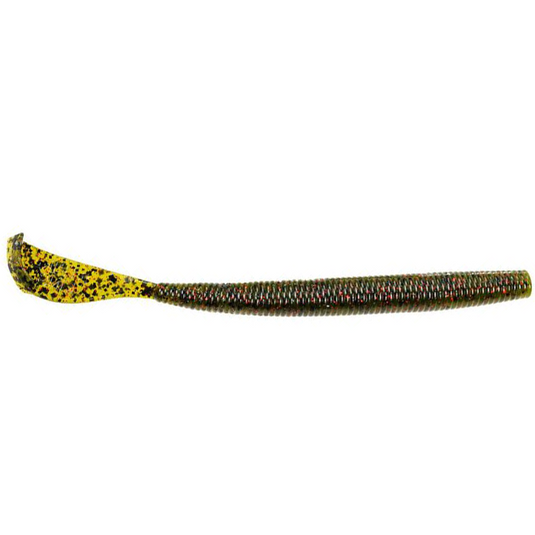 Strike King Rage Tail Cut-R Worm - 5-5/8" - Watermelon Red Flake